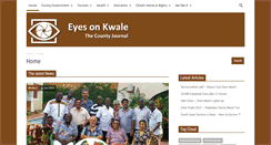 Desktop Screenshot of eyes-on-kwale.com