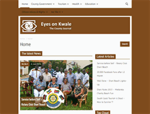 Tablet Screenshot of eyes-on-kwale.com